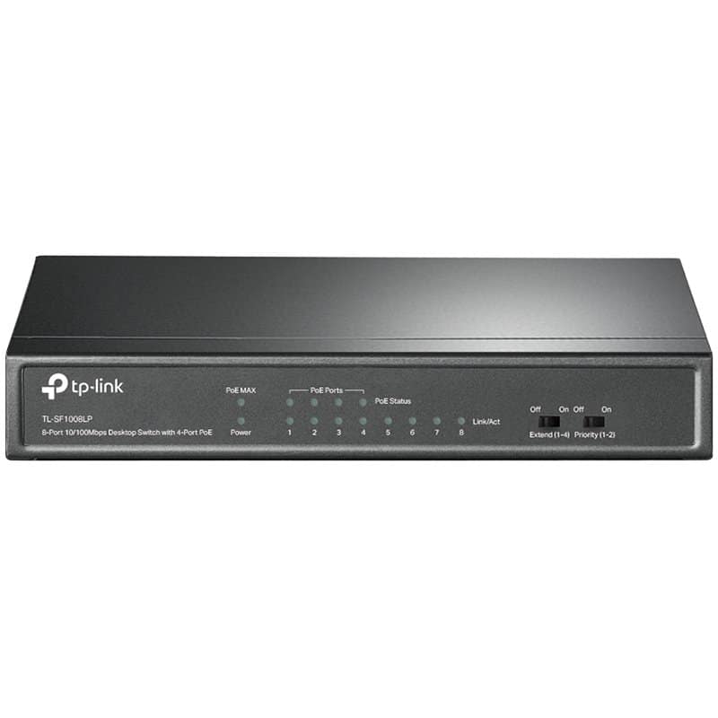 8-Port 10/100Mbps Unmanaged 4-Port PoE