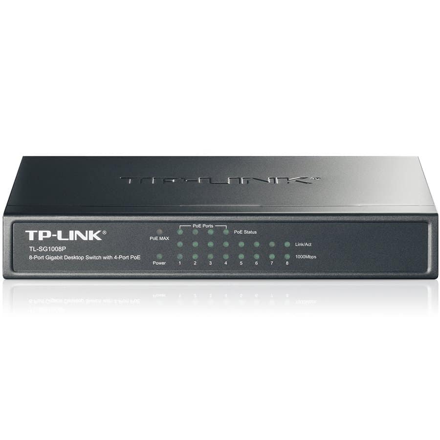 TL-SG1008P 8-Port Gigabit Desktop 4-Port PoE+