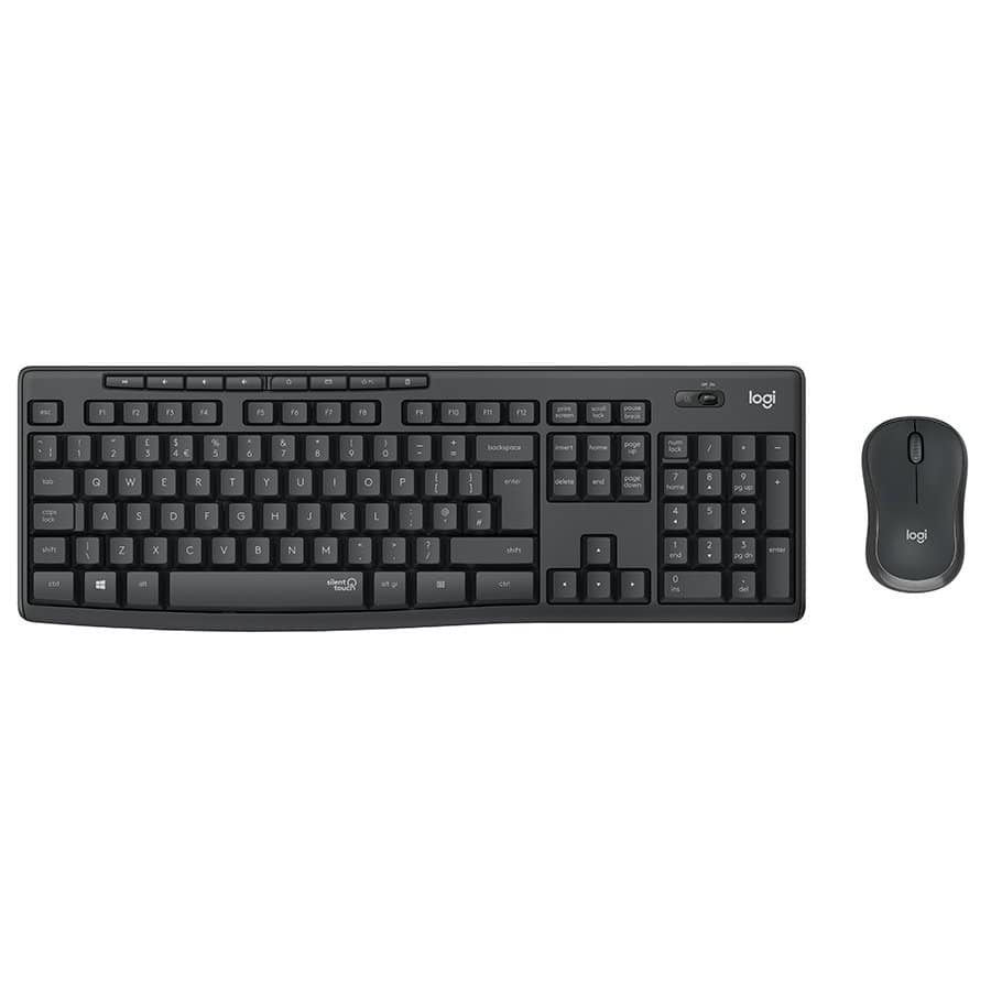 MK295 Silent Wireless Combo - GRAPHITE - HRV-SLV-SRB