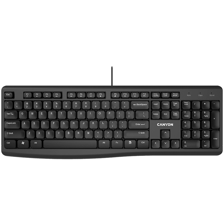 KB-50 EN/AD Slim Wired Black