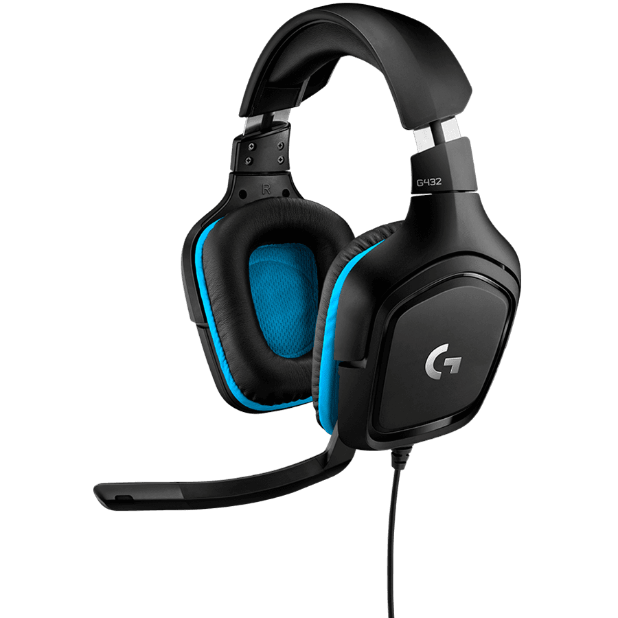 G432 žičane gaming slušalice 7.1, USB, crno-plave