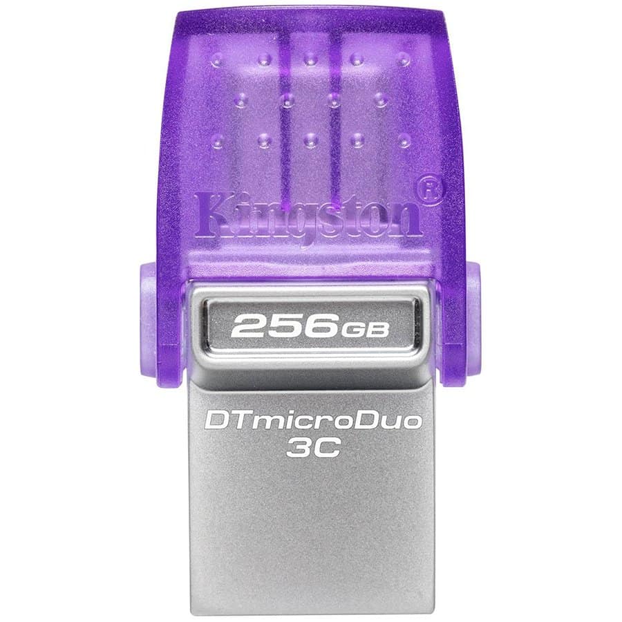 256GB DataTraveler microDuo 3C 200MB/s dual USB-A + USB-C