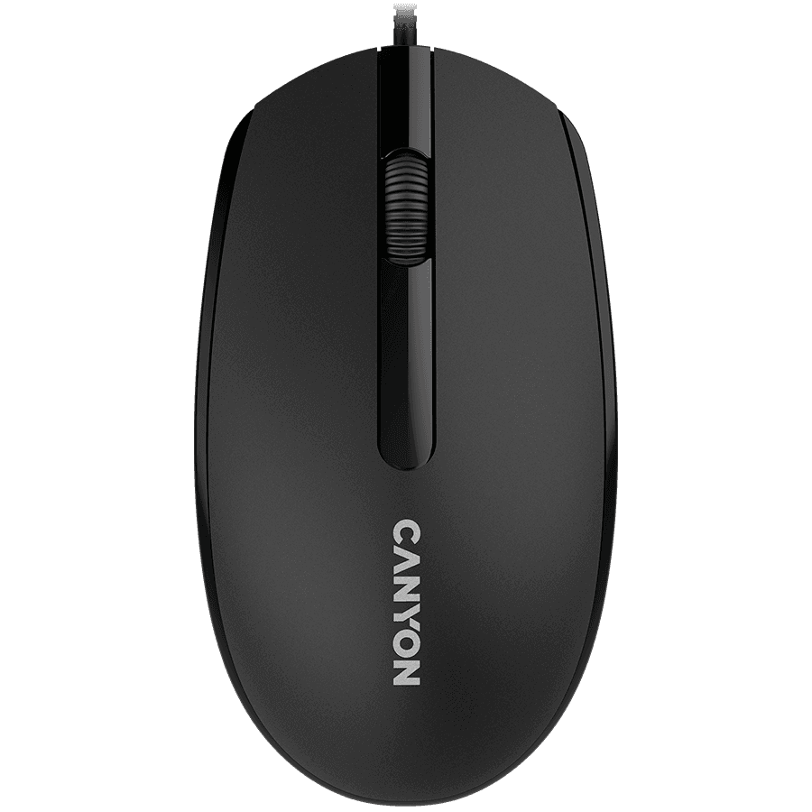 M-10, Canyon Wired optical 3 buttons, DPI 1000, 1.5M USB , black,…