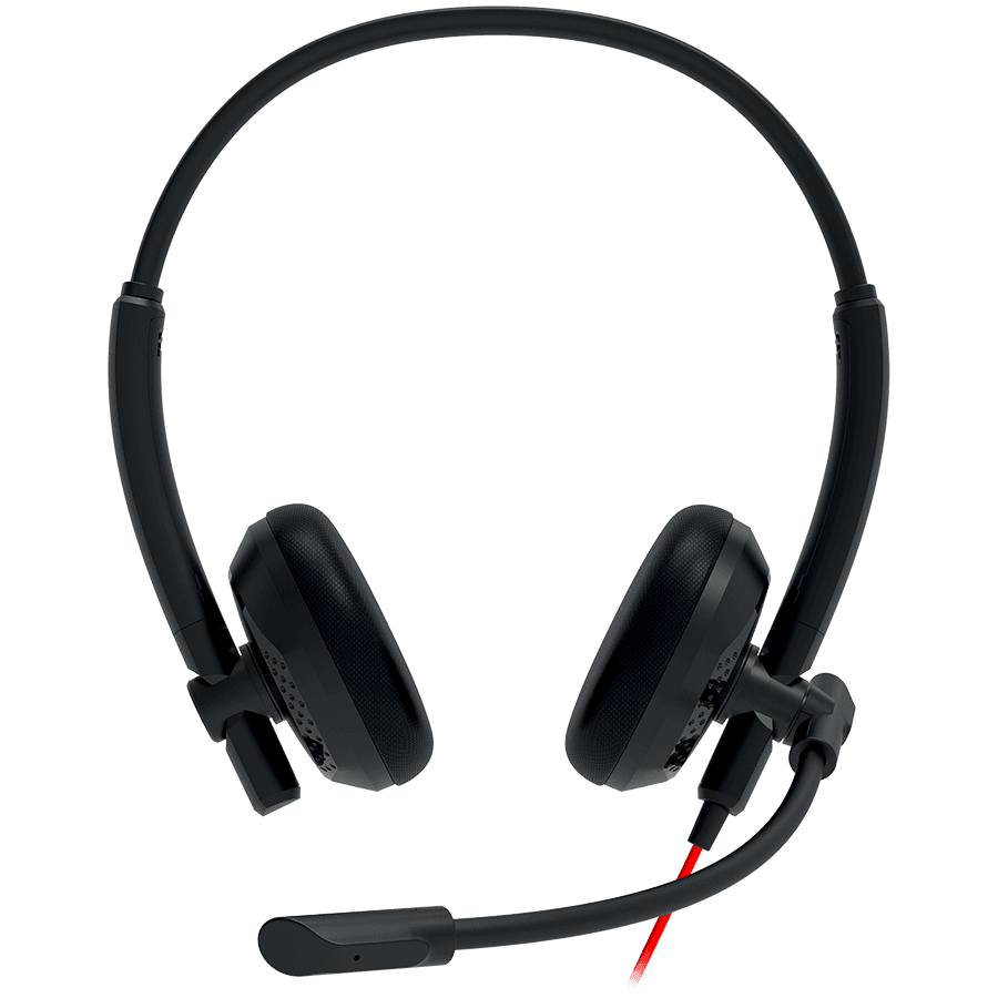 PC HS-07 PC Mic 3.5/USB Flat 2.8m Black