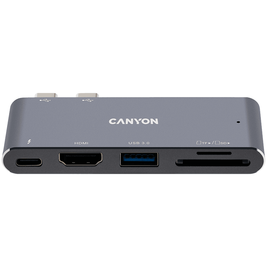 hub DS-5 5in1 Thunderbolt 3 4k Space Grey