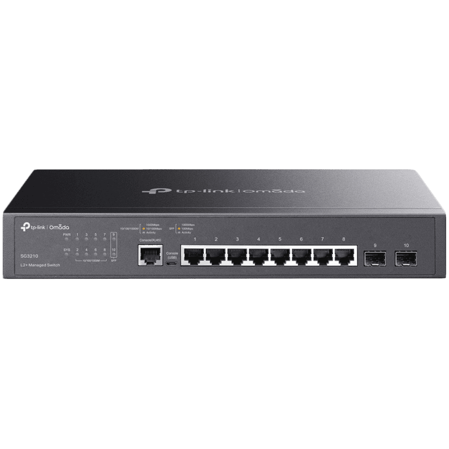 SG3210 Omada 8-Port Gigabit L2+ Managed 2 SFP Slots