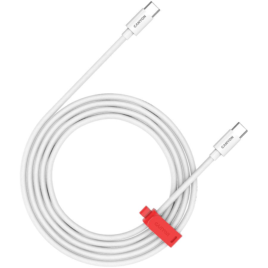 CC60AB USB-C na USB-C kabel 60 W, pleteni, 2 m