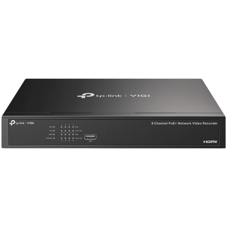 8 Channel PoE+ Network Video RecorderSPEC: H.265+/H.265/H.264+/H.264