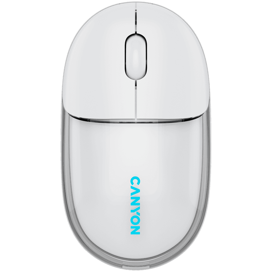 OnClick 24 BT/ Wireless Transparent/White