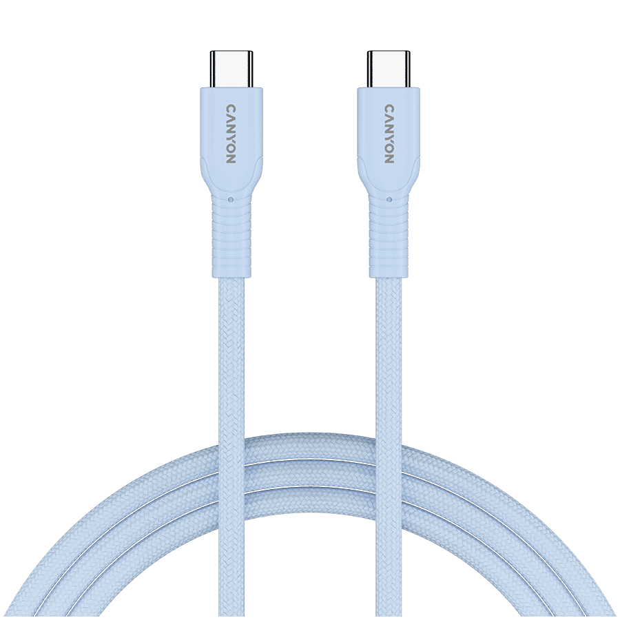 OnWire 60CL C-C 60W COLOR Braided 1m Light Blue