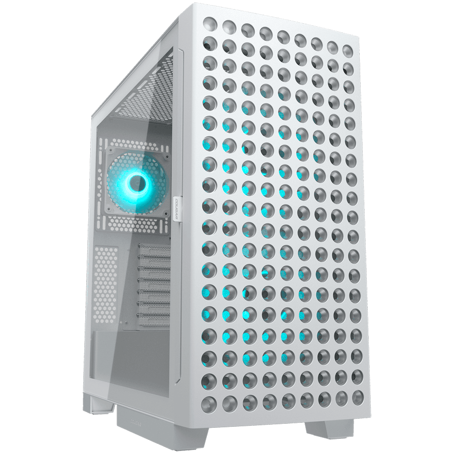 COUGAR AIRFACE ECO RGB PC , Mid Tower, White