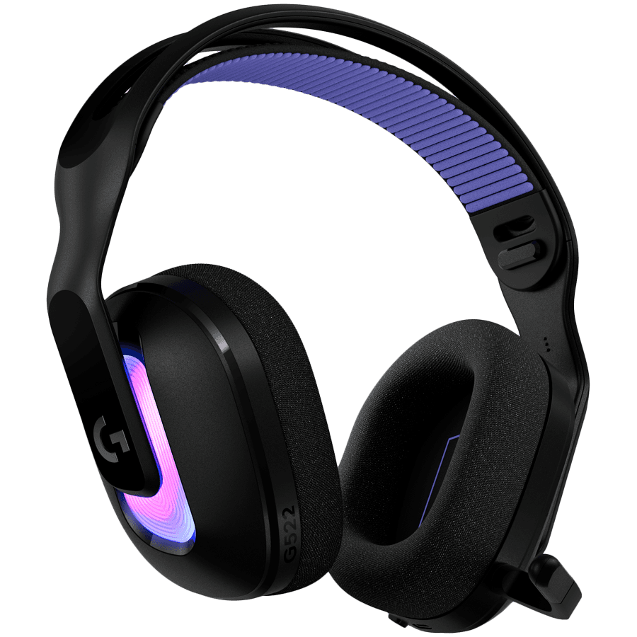 G522 Lightspeed, bežične gaming slušalice, crne
