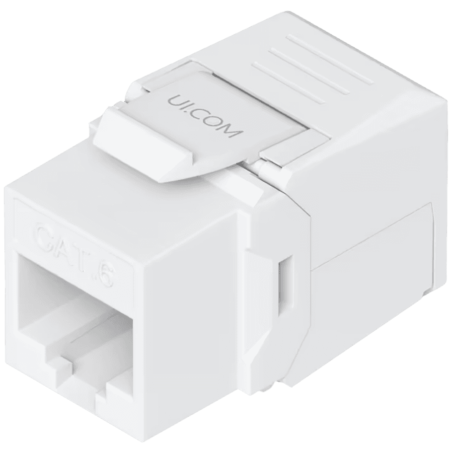 UniFi UACC-Keystone-Jack-C6 keystone for terminating a Cat6 Ethernet…