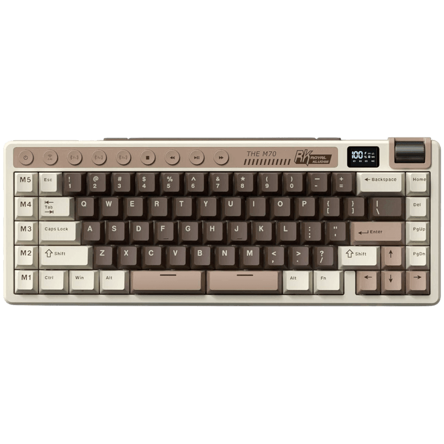 RK M70 Mocha Grey Gaming Beige
