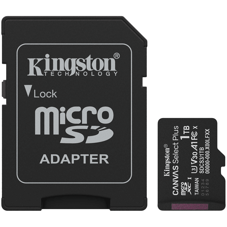 Canvas Select Plus 1 TB microSDXC + SD adapter