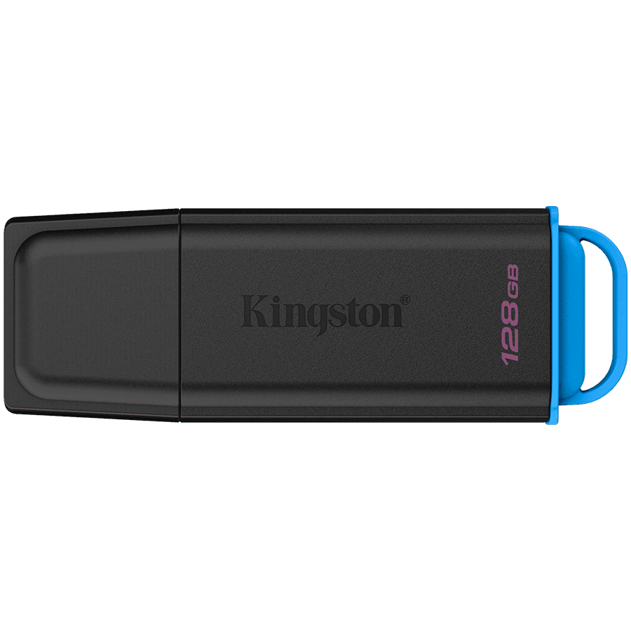 128GB Portable USB 3.2 Gen 1 DataTraveler Exodia Black/Blue