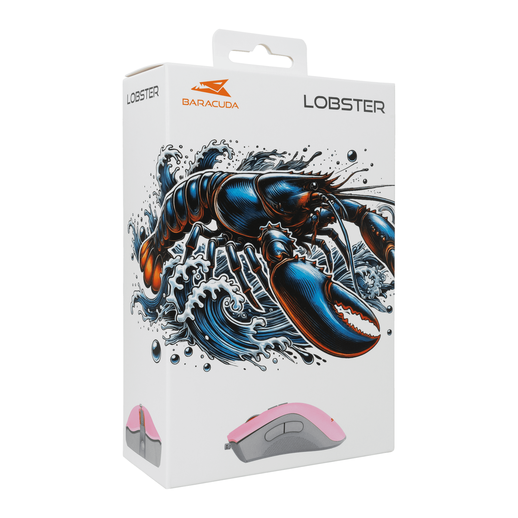 MIŠ BGM-084 LOBSTER Roza / 6400 dpi — fotografija 6