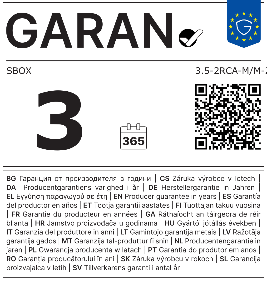 KABEL SBOX 3,5mm M.->2 X RCA M. 2M — fotografija 2