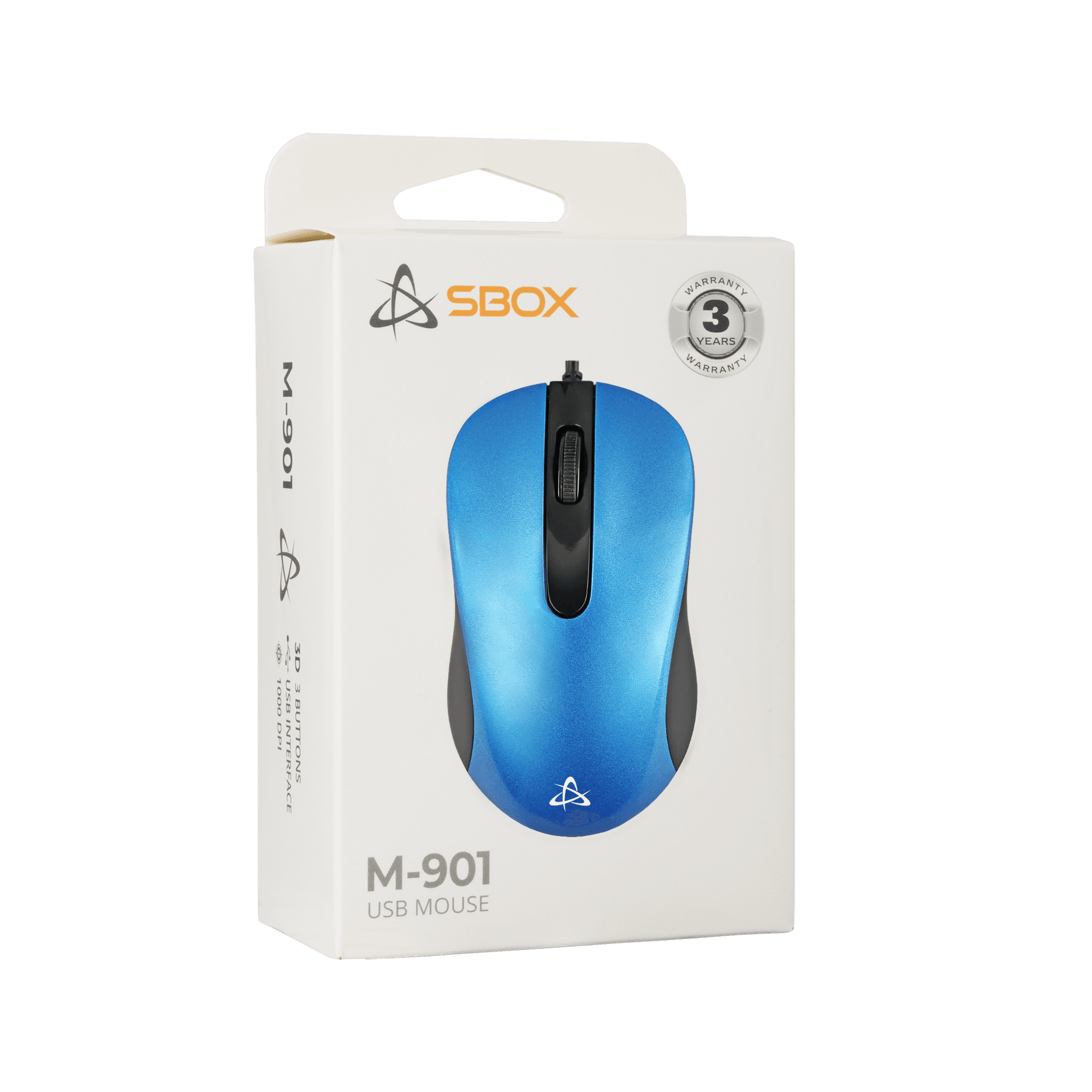 MIŠ SBOX M-901 Plavi — fotografija 3