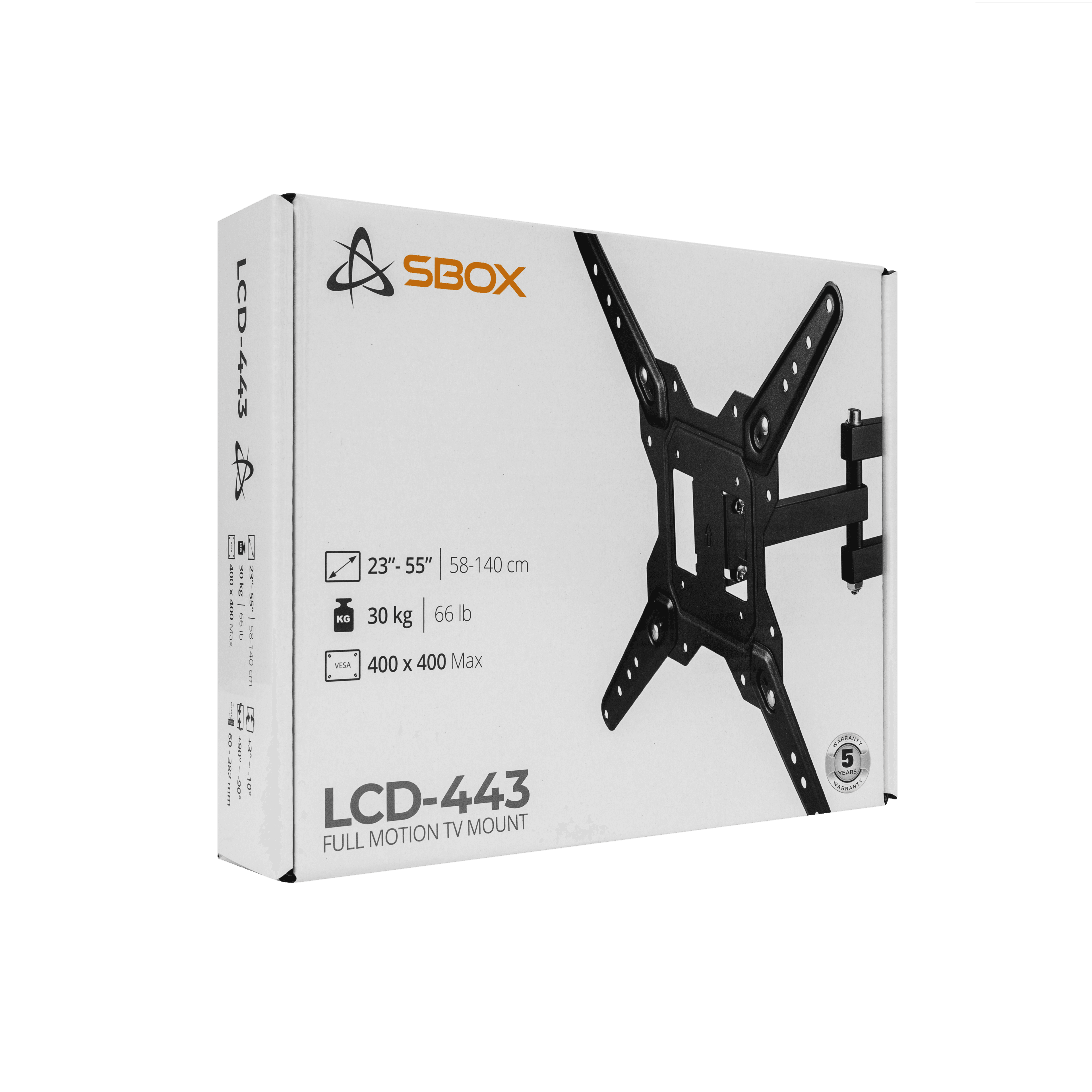 STALAK SBOX LCD-443 (23-55"/30kg/400x400) — fotografija 2