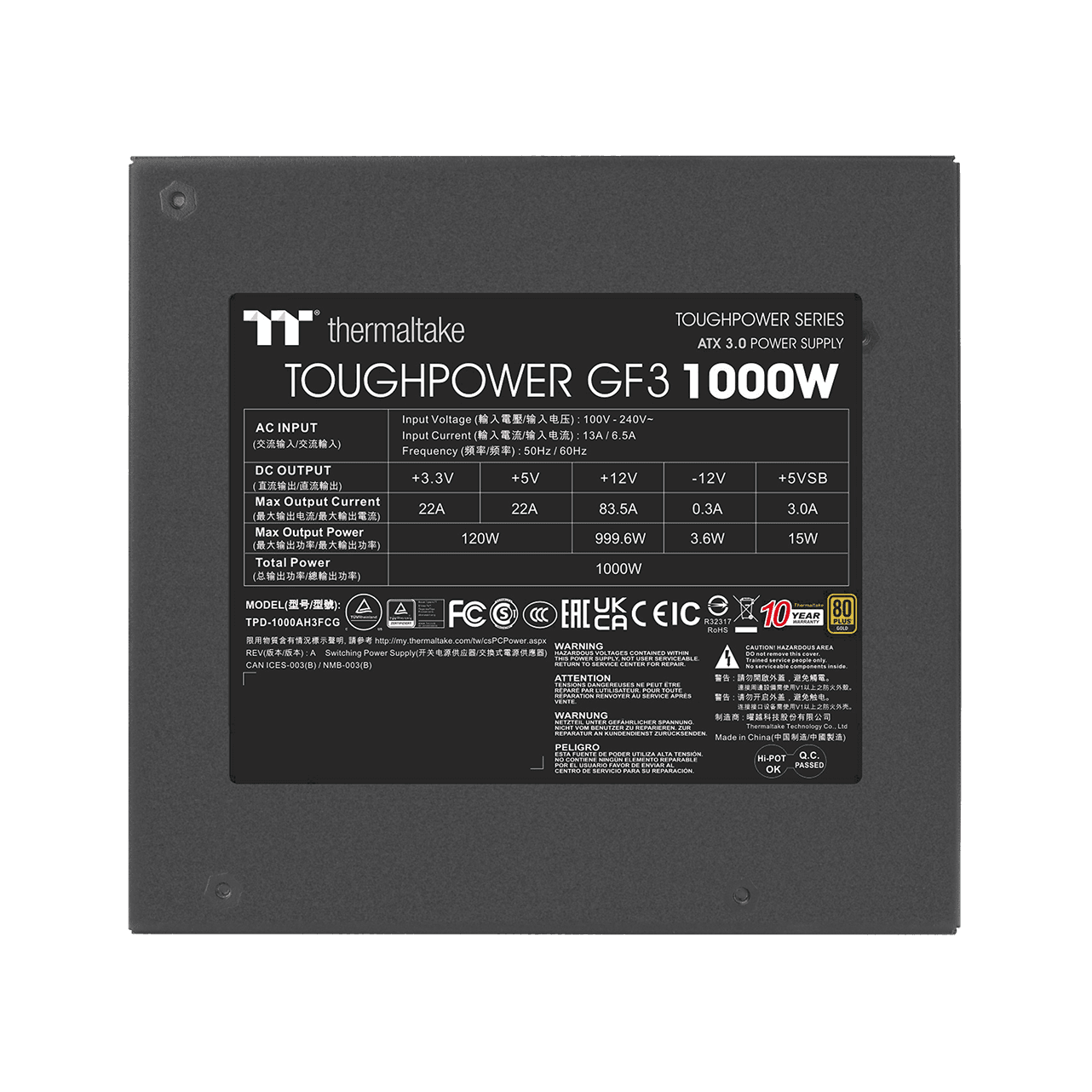 NAPAJANJE TOUGHPOWER GF3 1000W — fotografija 4