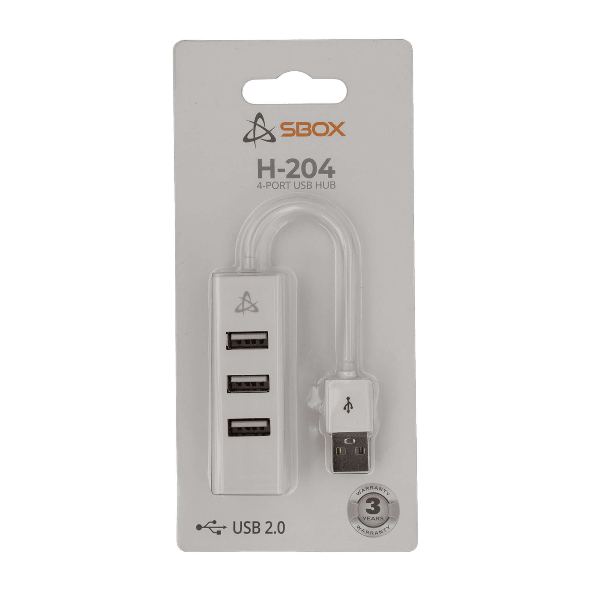 USB RAZDJELNIK SBOX H-204 Bijeli — fotografija 3