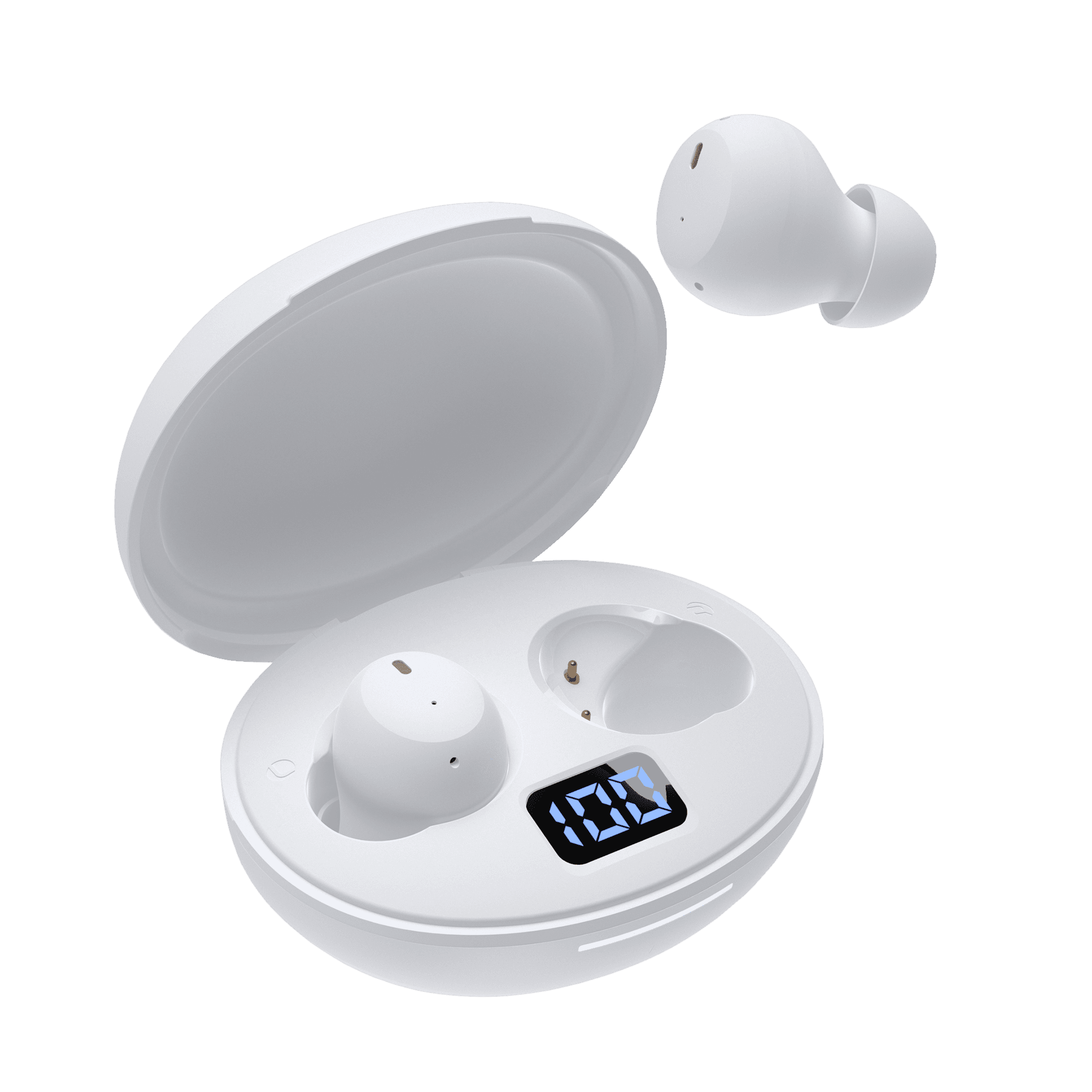 EARBUDS GEB-TWS-02 VORTEX Bijele — fotografija 3