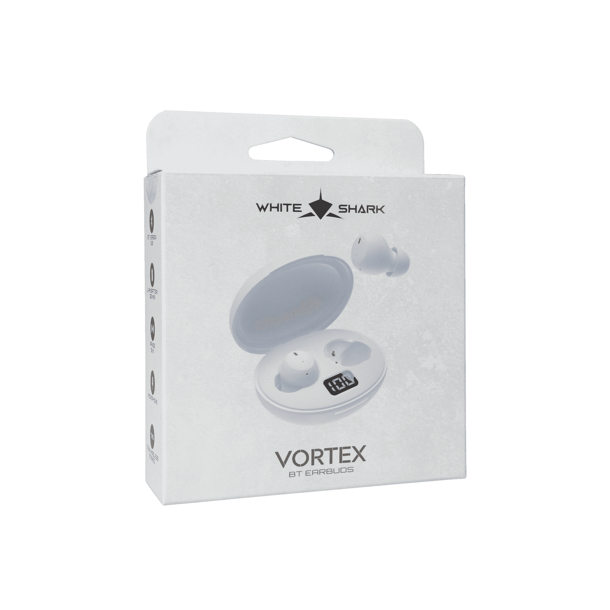 EARBUDS GEB-TWS-02 VORTEX Bijele — fotografija 2