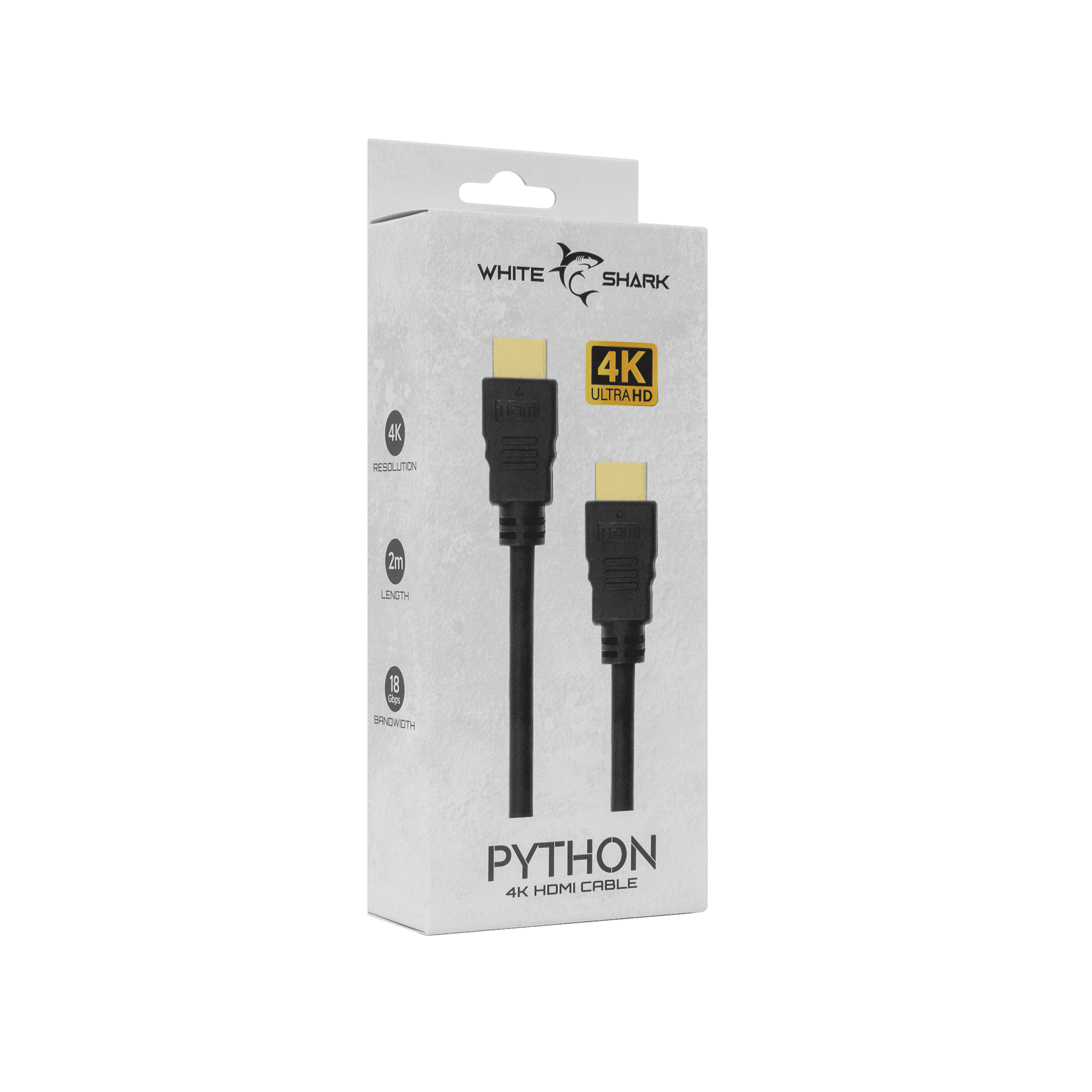 KABEL PYTHON HDMI-HDMI 2.0 M/M 2M 4K@60Hz — fotografija 2