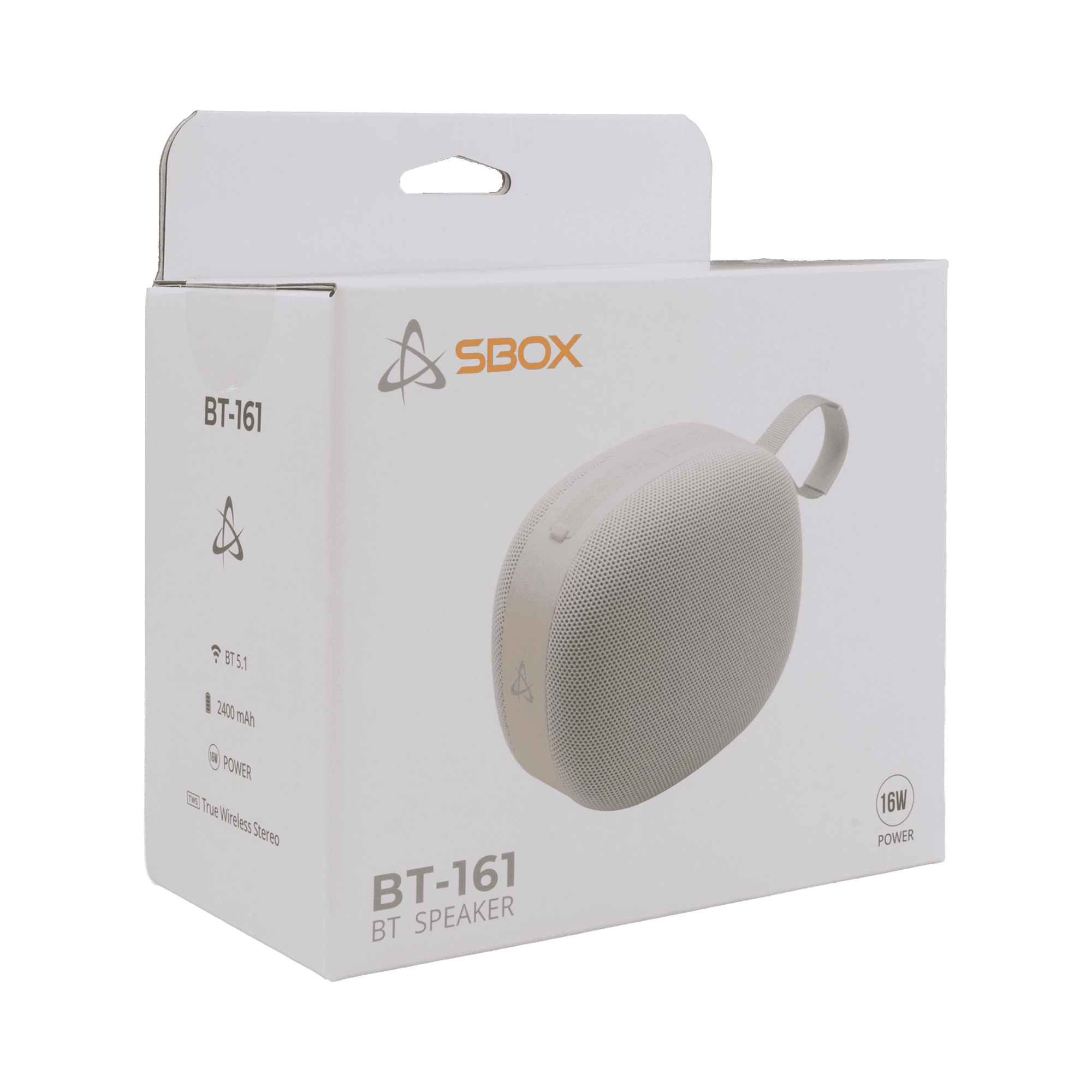ZVUČNIK SBOX BLUETOOTH BT-161 Bijeli — fotografija 6