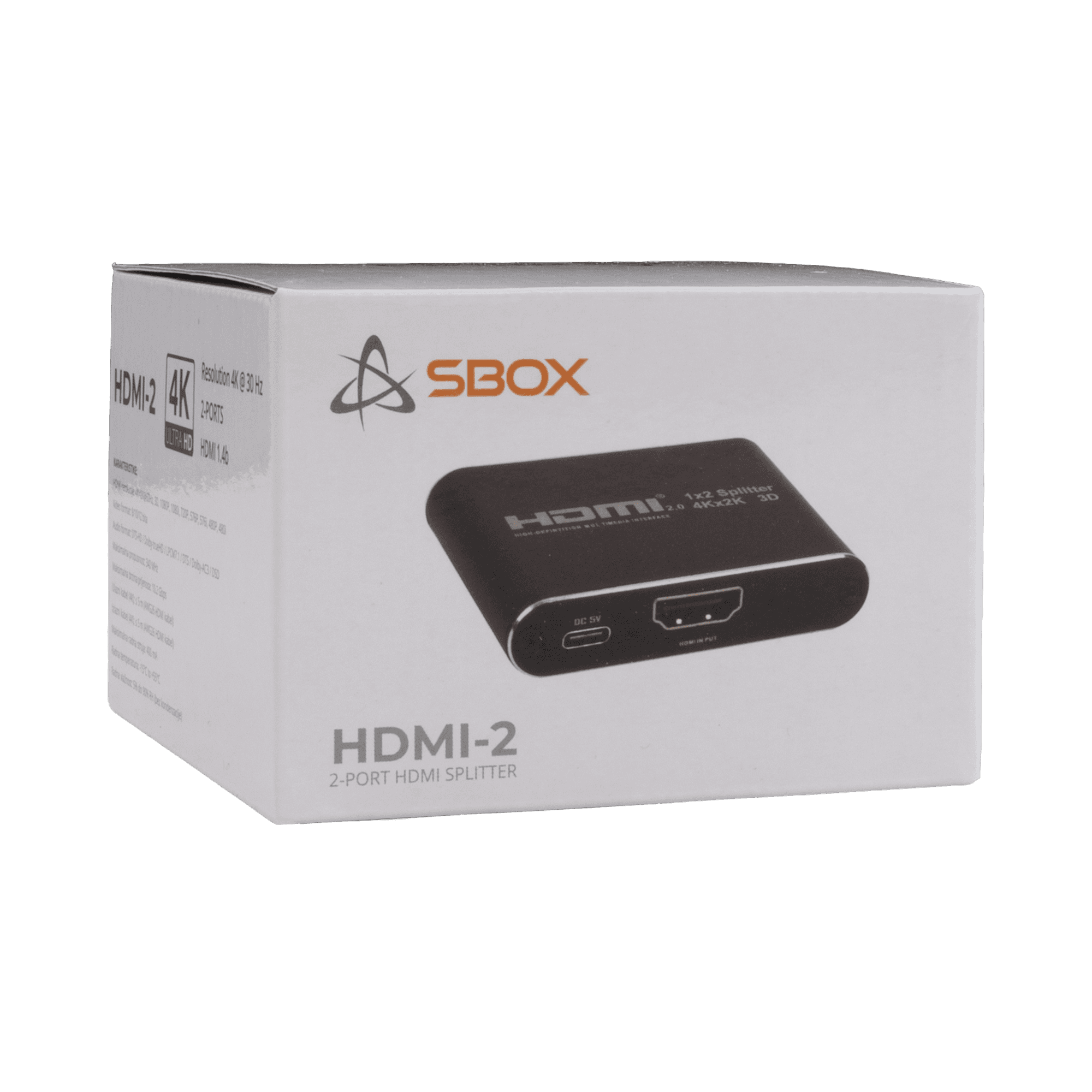 HDMI SPLITTER SBOX HDMI 1x2 4K@30Hz — fotografija 4