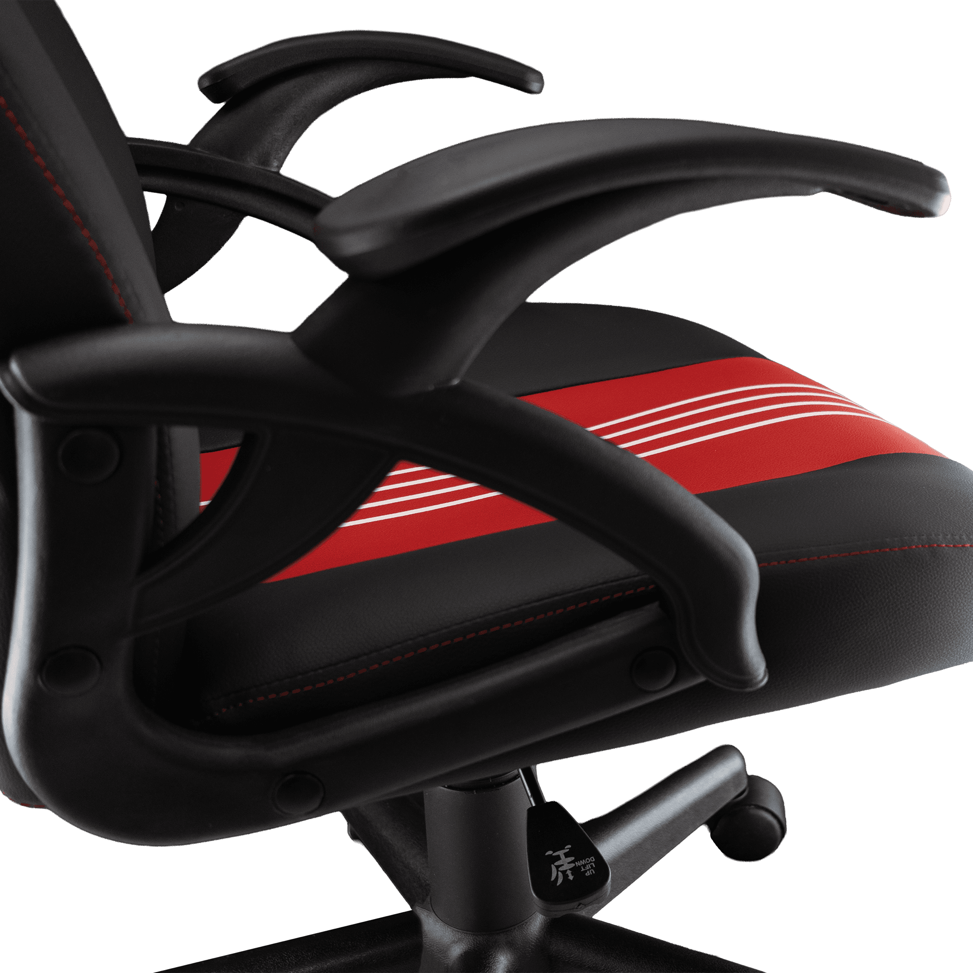 GAMING STOLICA ABALONE Crno/Crvena — fotografija 6