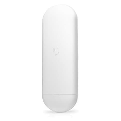 Ubiquiti airMAX NanoStation 5AC, UISP-supported WiFi radio designed for point-to-point and customer premises applications, 5 GHz, 15+ km link range, 450+ Mbps throughput, Secondary LAN with PoE out support, PoE adapter included,Pole and wall mounting