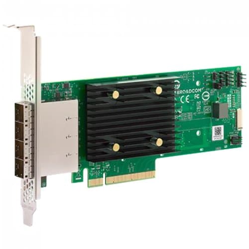 Broadcom HBA 9500-16e 16-Port ext. 12Gb/s TriMode PCIe Gen 4.0 HBA