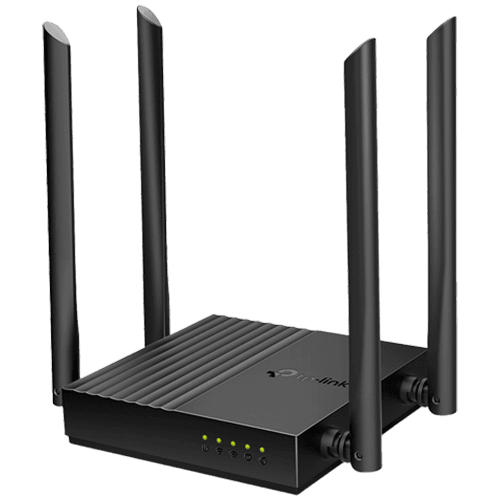 AC1200 Dual-Band Wi-Fi RouterSPEED: 400 Mbps at 2.4 GHz + 867 Mbps at 5 GHzSPEC: 4× Antennas, 1× Gigabit WAN Port + 4× Gigabit LAN PortsFEATURE: Tether App, WPA3, Access Point Mode, IPv6 Supported, IPTV, Beamforming, Smart Connect, Airtime Fairnes