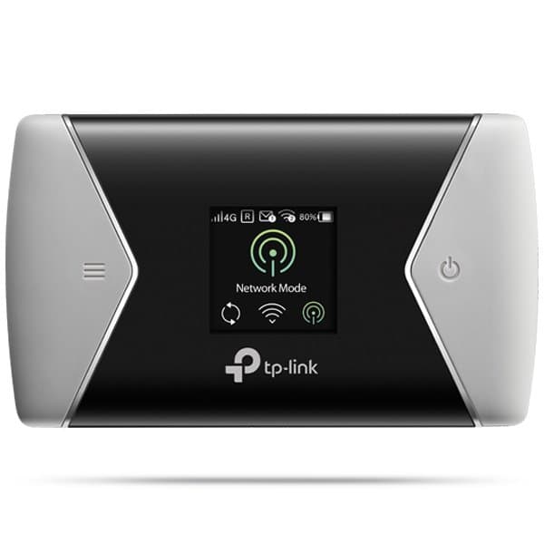 Mobile Router TP-Link 300Mbps 4G LTE-Advanced Mobile Wi-Fi, AC1200 selectable Dual Band Wi-Fi, internal 4G Modem, SIM card slot, micro SD card slot, 1.4 inch TFT color screen display, 3000mAH rechargeable battery, tpMiFi App
