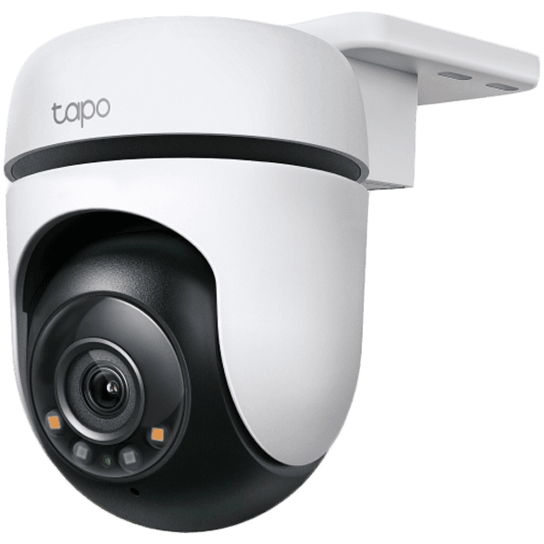 TP-Link Tapo C510W Outdoor Pan/Tilt Security Wi-Fi Camera, 2K (2304x1296),2.4 GHz,Horizontal 360º, Pan/Tilt, Color Night Vision (up to 30m), Smart Detection and Notifications(motion, people),Sound and Light Alarm,Remote Control,Two-Way Audio, IP65