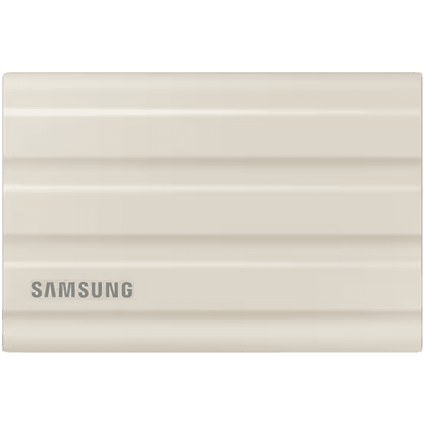Samsung T7 Shield 1TB External SSD, Read/Write: Up to 1050/1000 MB/s, USB 3.2 Gen.2, Beige