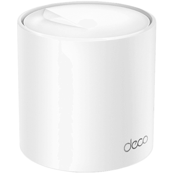 TP-Link Deco X50(1-pack) AX3000 Whole Home Mesh Wi-Fi 6 System, 574 Mbps at 2.4 GHz + 2402 Mbps at 5 GHz, 2Г— Internal Antennas, 3Г— Gigabit Ports (WAN/LAN auto-sensing), 2 Streams and HE160 for 5GHz, Deco App, Router/AP Mode, IPv6, IPTV, HomeShield