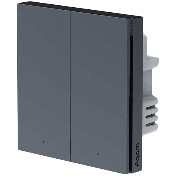 Aqara Smart Wall Switch H1 (no neutral, double rocker): Model No: WS-EUK02; SKU: AK072RUG01