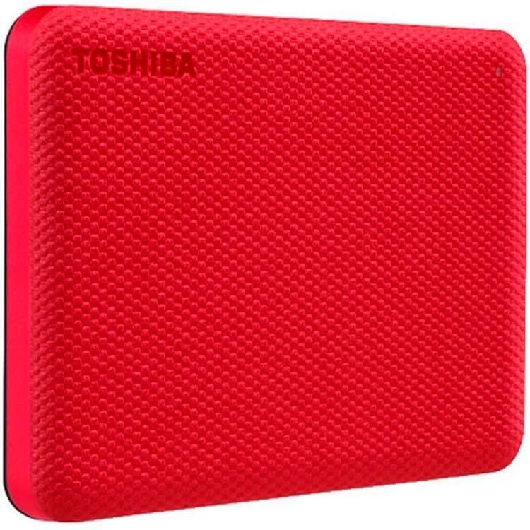 Toshiba External Hard Drive Canvio Advance (2.5'' 4TB, USB3.2 Gen 1, Red)