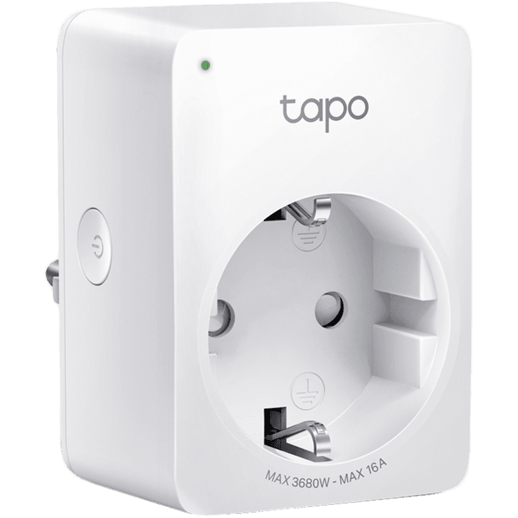 Mini Smart Wi-Fi Socket, Energy MonitoringSPEC: 100-240 V, Max Load 16 A, 50/60 Hz, 2.4 GHz Wi-Fi networkingFEATURE: Amazon Certified for Humans (FFS), Energy Monitoring, Voice Control (works with Amazon Alexa and Google Assistant), Remote Control