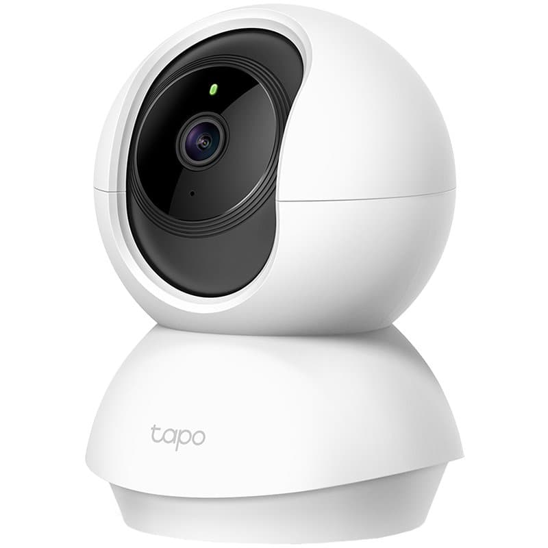 1080P indoor Pan/Tilt Ip camera, 360 Degree horizontal range, 114 Degree vertical range, support Night Vision, Motion Detection, 2-way Audio, support up to 128G MicroSD card storage, work with Google Assistant and Amazon Alexa, easy setup with App.