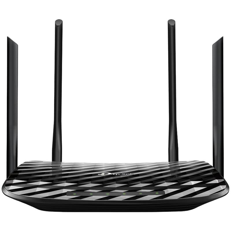AC1200 Dual-band Wi-Fi gigabit router, up to 867 Mbps at 5 GHz + up to 300 Mbps at 2.4 GHz, support for 802.11ac/n/a/b/g standards, Wi-Fi On / Off buttons, 5 Gigabit ports, 4 fixed antennas, 1 USB 2.0 for connecting external drives / FTP / Media serv