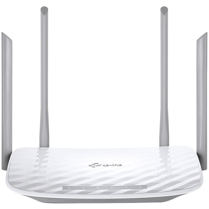 AC1200 Dual-Band Wi-Fi Router SPEED: 300 Mbps at 2.4 GHz + 867 Mbps at 5 GHz SPEC: 4× Antennas, 1× 10/100M WAN Port + 4× 10/100M LAN Ports FEATURE: Tether App, WPA3, Access Point Mode, IPv6 Supported, IPTV, Facebook Wi-Fi