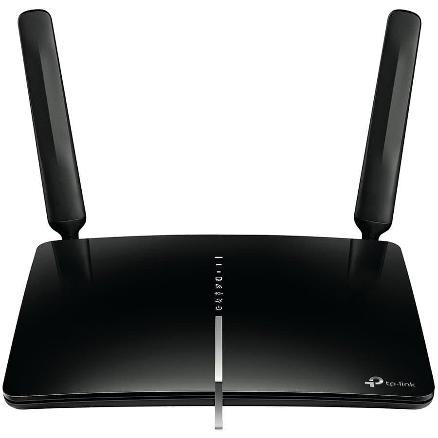 TP-Link AC1200 4G LTE Advanced Cat6 Gigabit Router, build-in 300Mbps 4G+ LTE Advanced modem, LTE-FDD/LTE-TDD/DC-HSPA+/HSPA+/HSPA/UMTS, with 3x10/100/1000Mbps LAN ports and 1x10/100/1000Mbps LAN/WAN port, 300Mbps at 2.4GHz + 867Mbps at 5GHz