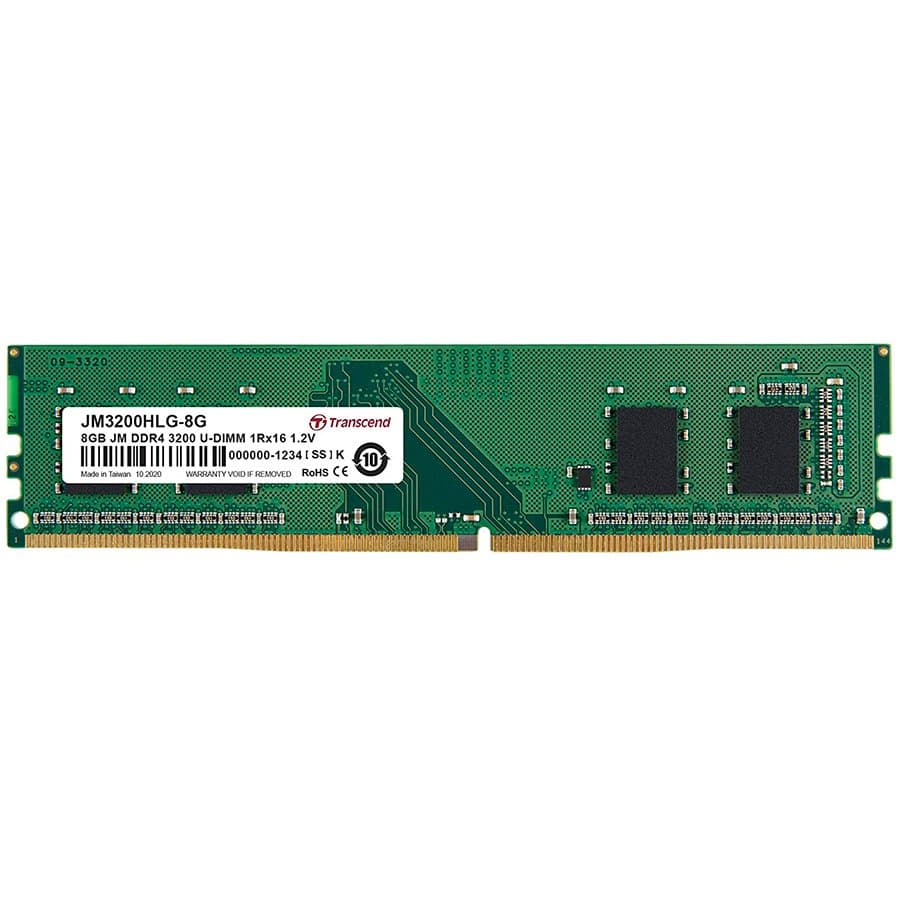 Transcend 8GB JM DDR4 3200 U-DIMM 1Rx16 1Gx16 CL22 1.2V