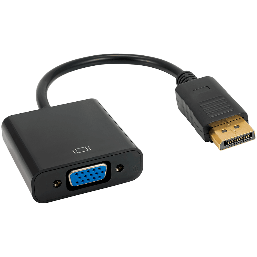 AKYGA Converter adapter with cable AK-AD-36 DisplayPort (m) / VGA (f) 15cm