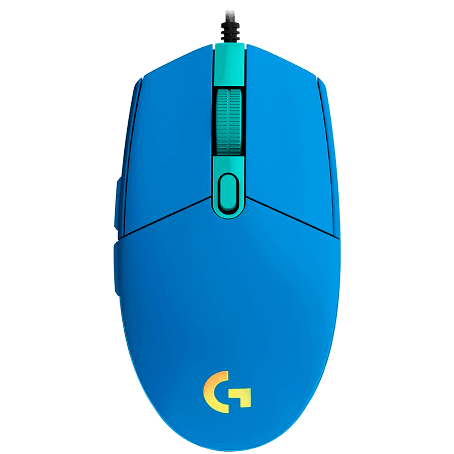 LOGITECH G102 LIGHTSYNC Corded Gaming Mouse - BLUE - USB - EER