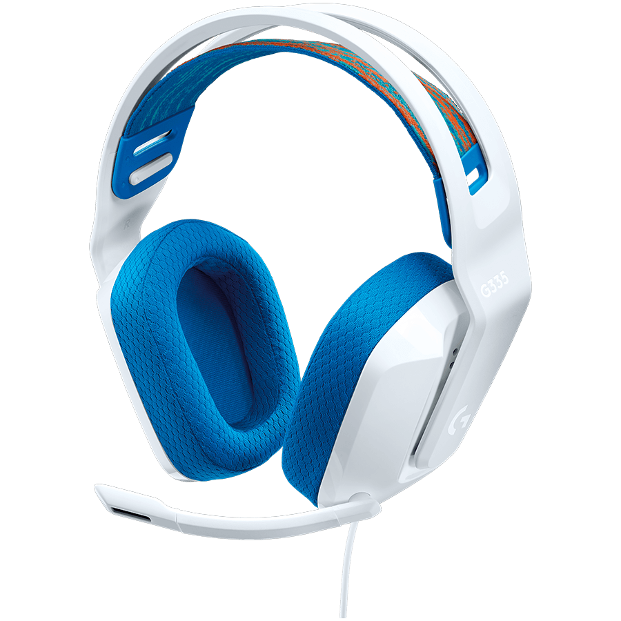 LOGITECH G335 Wired Gaming Headset - WHITE - 3.5 MM